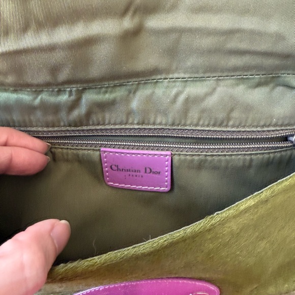 Christian Dior Python Ponyhair Malice Shoulder Bag - Picture 6 of 7